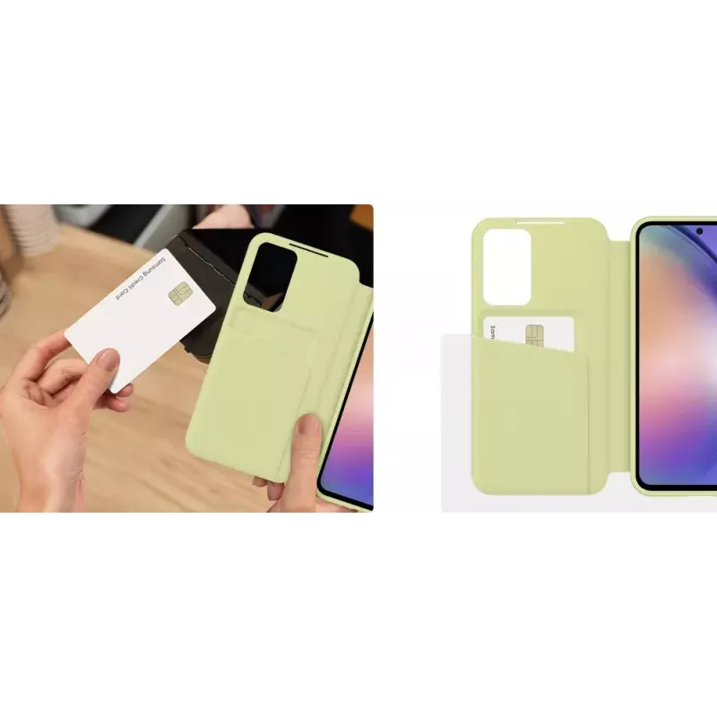 Samsung EF-ZA546 puhelinkotelo 16,3 cm (6,4 tuumaa) lompakkokotelo limetti