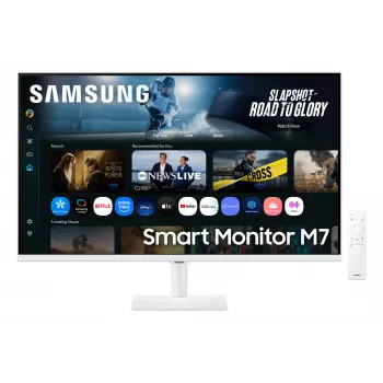 Samsung M7 M70F -tietokonenäyttö 81,3 cm (32 tuumaa) 3840 x 2160 pikseliä 4K Ultra HD LED valkoinen