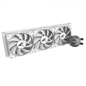 Zalman ALPHA36 White CPU-nestekühler 360 mm:n jäähdytin 3 x 120 mm:n tuuletin ARGB-pumppu kaksiytiminen all-in-one-nestekühler 12 cm