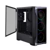 Zalman Z8 TG ATX Mid Tower PC-kotelo, ARGB-tuuletin x3, T/G Midi Tower musta
