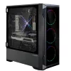 Zalman Z8 TG ATX Mid Tower PC-kotelo, ARGB-tuuletin x3, T/G Midi Tower musta