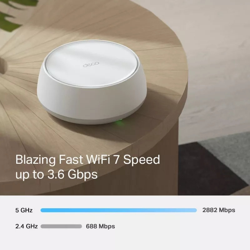 TP-Link BE3600 Whole Home Mesh Wi-Fi 7 -järjestelmä, 2.5G Multi Gigabit