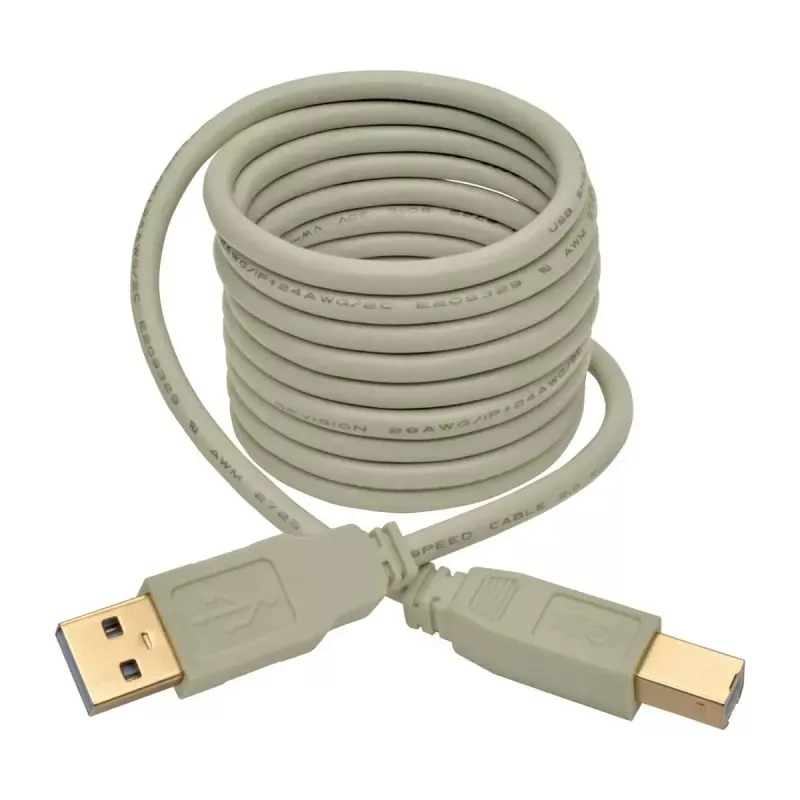 USB 2.0 A - B -kaapeli Tripp Lite U022-006-BE 1,8 m beige