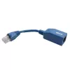 Verkkokaapeli Tripp Lite N034-05N-BL RJ45 M/F Cat6 0,127 m sininen
