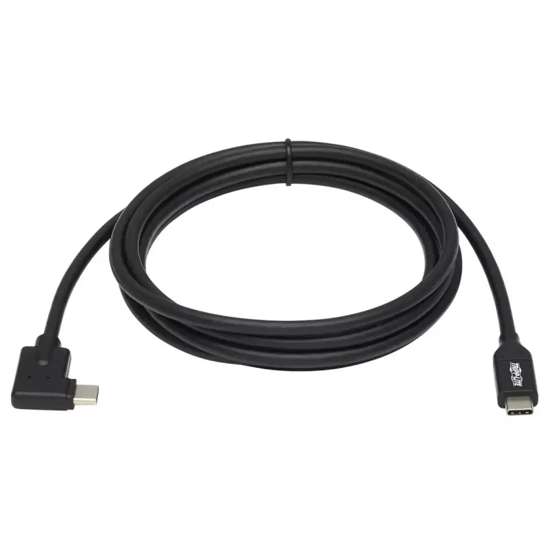 USB-C-kaapeli Tripp Lite U420-02M-RA 2 m USB 3.2 Gen 1 Thunderbolt 3 kulmamalli