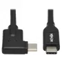 USB-C-kaapeli Tripp Lite U420-02M-RA 2 m USB 3.2 Gen 1 Thunderbolt 3 kulmamalli