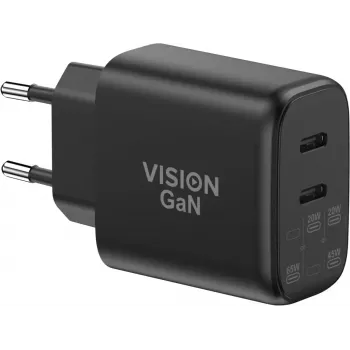 Mobiililaitelaturi VISION malli TC-PUSBCEU/65 – USB-virtalähde puhelimille ja tableteille