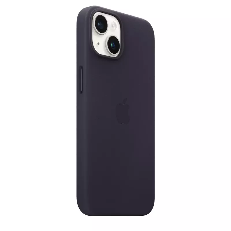 Nahkainen MagSafe-kotelo Apple iPhone 14:lle — violetti, sopii 6,1