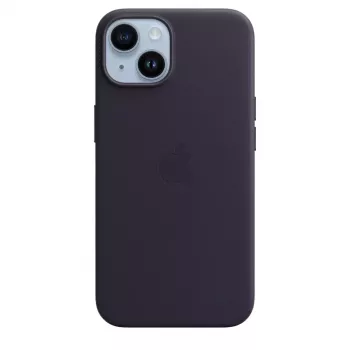 Nahkainen MagSafe-kotelo Apple iPhone 14:lle — violetti, sopii 6,1