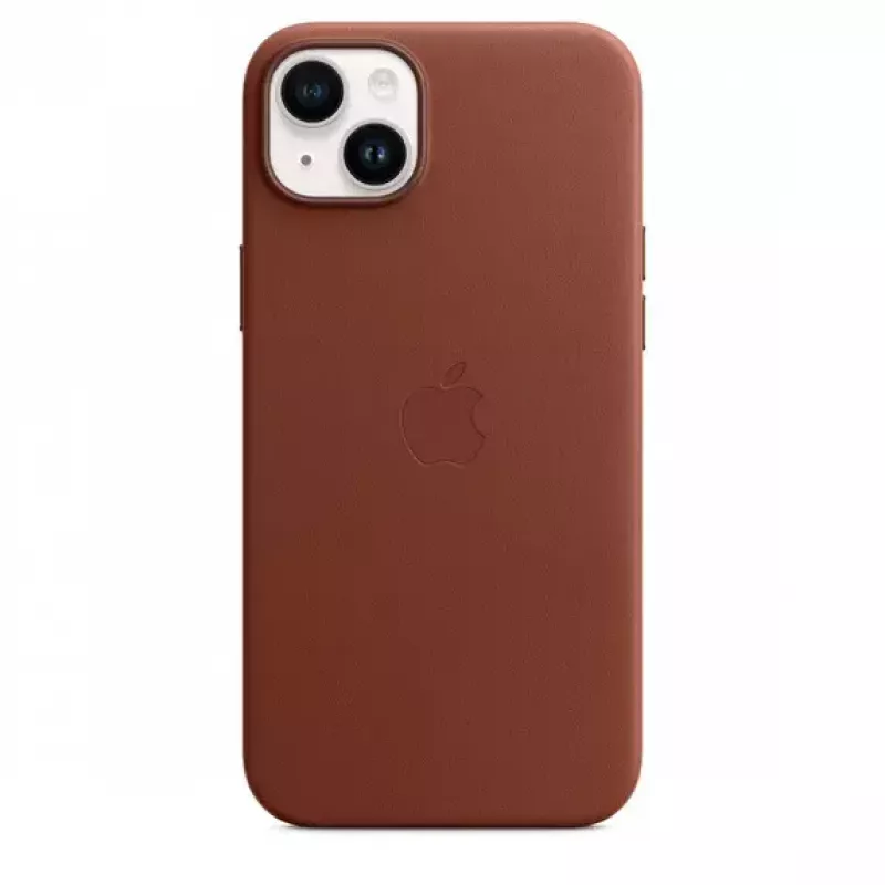 Kotelo Apple iPhone 14 Plus nahkakotelo MagSafe Umber