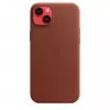 Kotelo Apple iPhone 14 Plus nahkakotelo MagSafe Umber