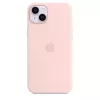 Silikonikotelo Apple iPhone 14 Plus MagSafe Chalk Pink