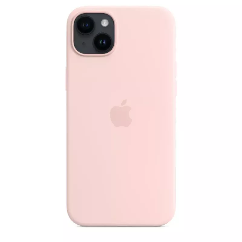 Silikonikotelo Apple iPhone 14 Plus MagSafe Chalk Pink