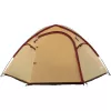 COLEMAN Darwin 4 Plus kesäretkiteltta 4 henkilölle — beige/tummanpunainen