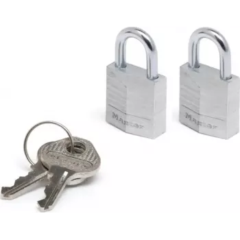 Master Lock 9120EURTCC 20 mm riippulukko, 2 kpl:n pakkaus