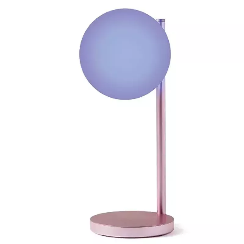 Pöytä-LED-valaisin Lexon Bubble Lamp LH70LP vaaleanpunainen 15W langattomalla laturilla