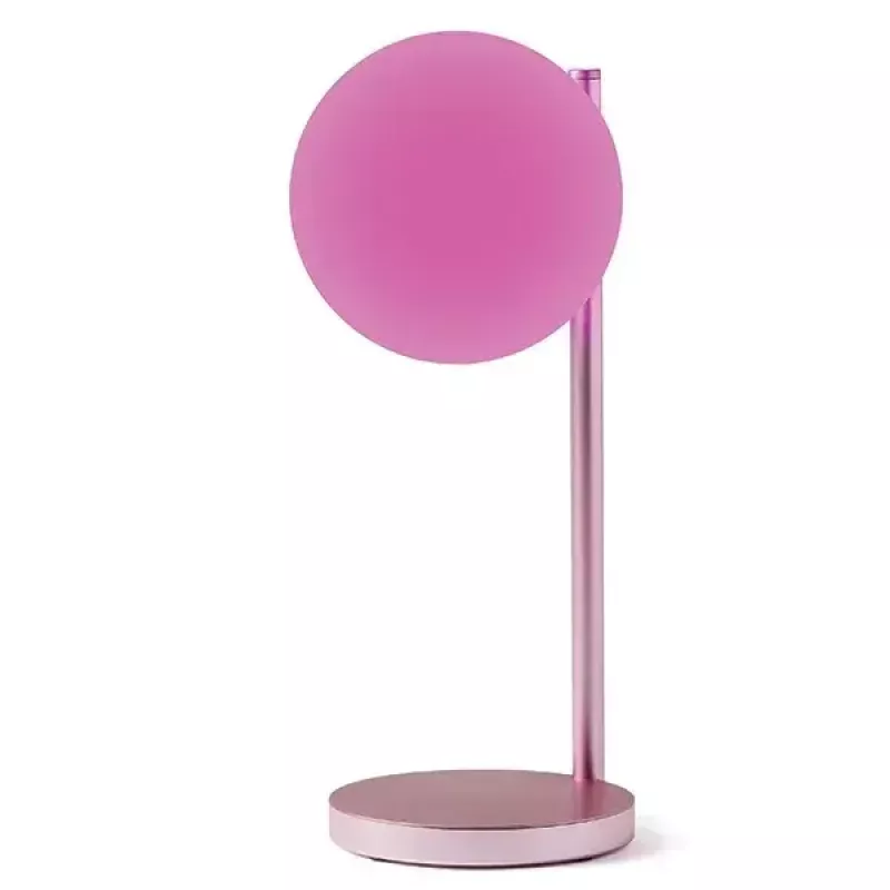 Pöytä-LED-valaisin Lexon Bubble Lamp LH70LP vaaleanpunainen 15W langattomalla laturilla