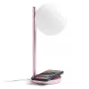 Pöytä-LED-valaisin Lexon Bubble Lamp LH70LP vaaleanpunainen 15W langattomalla laturilla