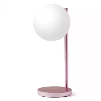 Pöytä-LED-valaisin Lexon Bubble Lamp LH70LP vaaleanpunainen 15W langattomalla laturilla