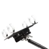 Asennussarja Nanlite Pavotube Double Bank 2 T12 LED masto musta