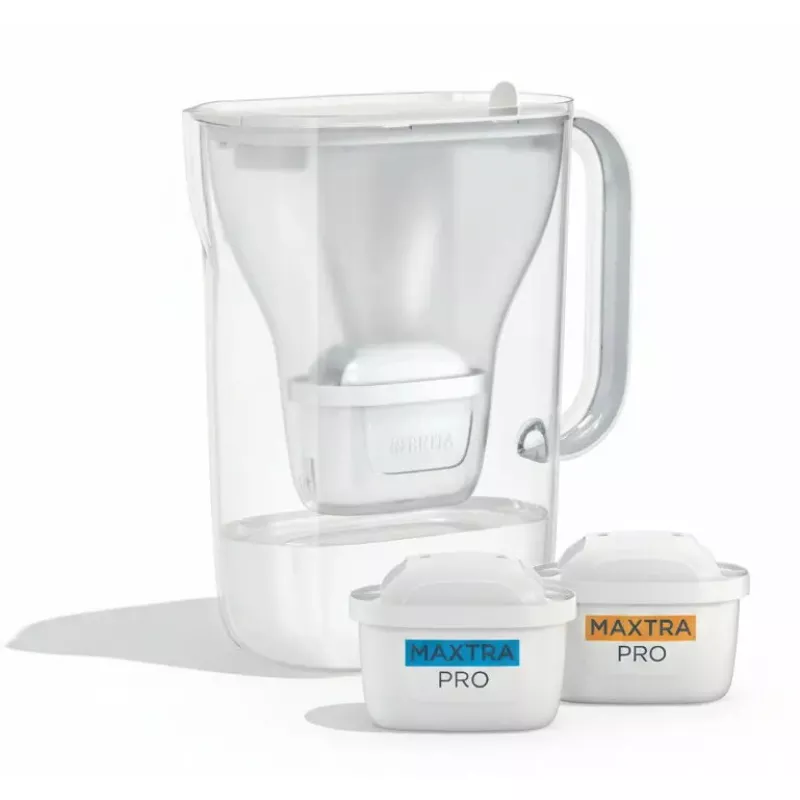 Pöytävesisuodatin Brita Style Essential 2,4 l läpinäkyvä valkoinen