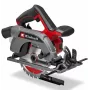 Akkukäyttöinen käsipyörösaha EINHELL TE‑CS 18/165‑2 Li (Solo) — 18 V, max. leikkaussyvyys 57 mm, sis. rinnakkaisohjaimen, ilman akkua/laturia