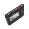 Digitaalinen herätyskello Mebus 25795 musta suorakaiteen muotoinen paristo USB