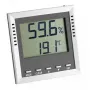 TFA-Dostmann 30.5010 elektroninen sisähygrometri digitaalinäyttö harmaa hopea