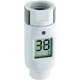 TFA-Dostmann 30.1046 kylpyhuonelämpömittari 0–69 °C LCD valkoinen