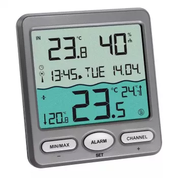 TFA-Dostmann 30.3056.10 lämpömittari digitaalinen muovi paristokäyttöinen -40–60 °C