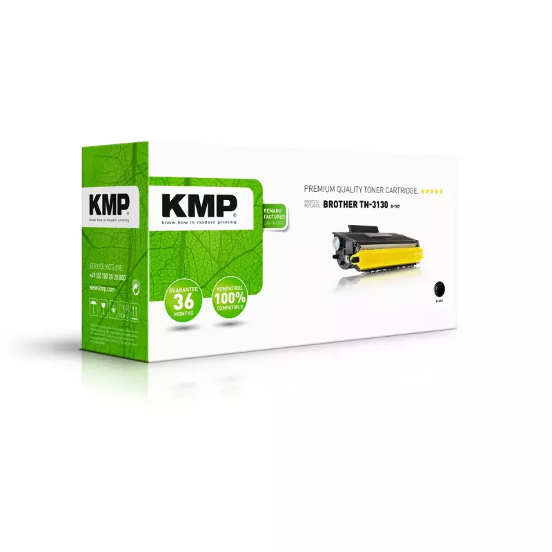 KMP B-T15 yhteensopiva väriainekasetti Brother TN-3170:lle, musta