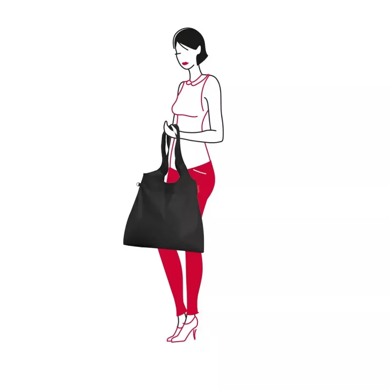 Kauppakassi Reisenthel mini maxi shopper L musta polyesteri 22L