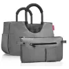 Ostoskori Reisenthel Loopshopper M harmaa polyesteri 12L