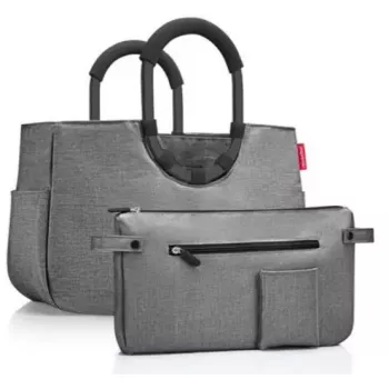 Ostoskori Reisenthel Loopshopper M harmaa polyesteri 12L