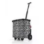 Trolleykassi Reisenthel carrycruiser musta valkoinen 40L alumiini polyesteri