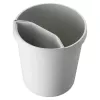 Jäteastia Helit H6105882 18 L pyöreä muovi harmaa