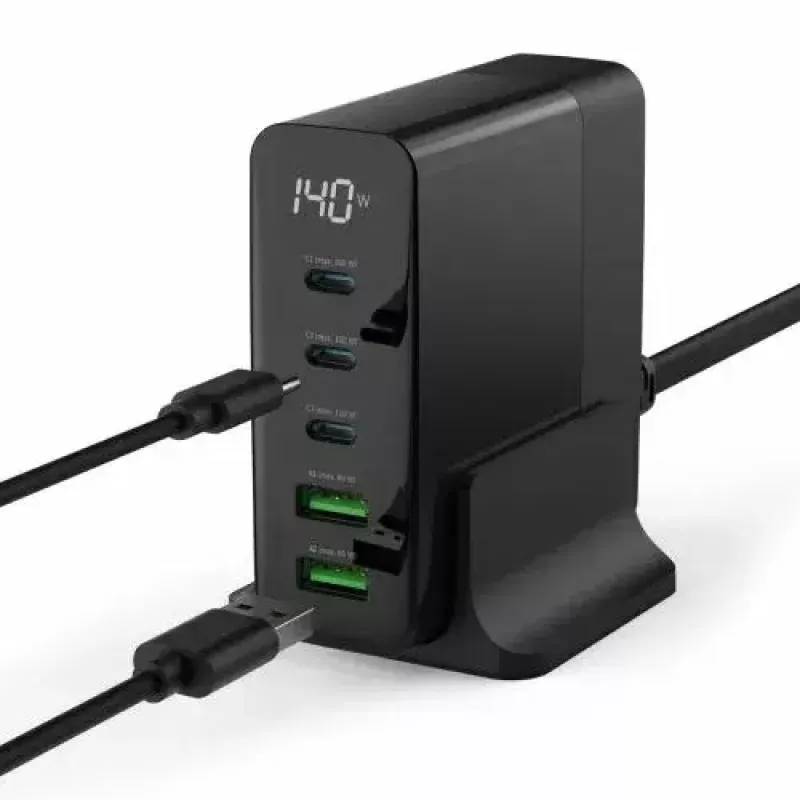 Sisälaturi Ansmann DC5140PD Universal musta USB-pikalataus