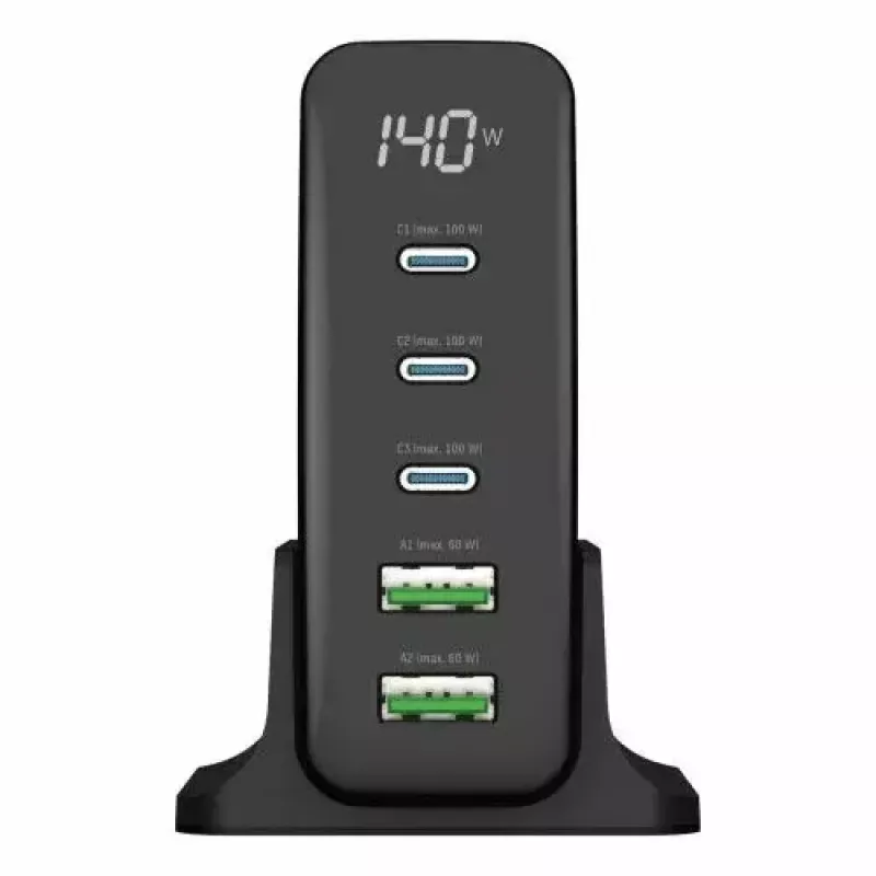 Sisälaturi Ansmann DC5140PD Universal musta USB-pikalataus