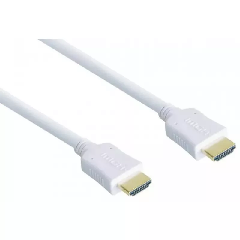 HDMI-kaapeli Alcasa 1 m HDMI Type-A standardi valkoinen