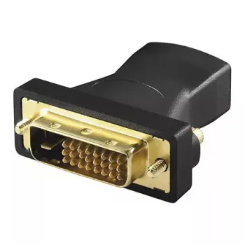 Liitäntä HDMI DVI Alcasa HDMI - DVI F/M musta