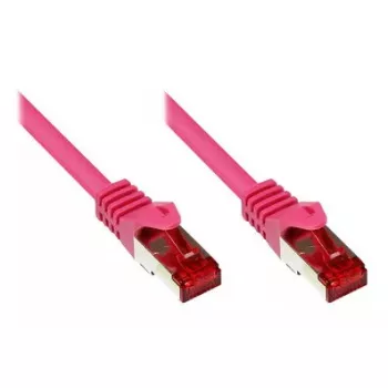 Alcasa 30 m Cat 6 S/FTP -verkkokaapeli magenta