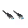 USB-kaapeli Alcasa 5 m USB 3.0 A USB 3.2 Gen 1 musta