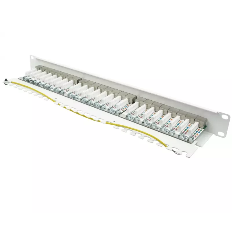 Kytkentäpaneeli Alcasa GC-N0146 0,5HE 10 Gigabit Ethernet RJ-45 Cat6a