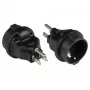 Good Connections PA-4502S verkkopistokesovitin USA tyyppi B - tyyppi F (CEE 7/3), musta