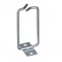 EFB Elektronik 699991.2 kaapelinohjainkaari, 40 x 80 mm, harmaa, sinkitty teräs