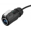 Alcasa S1 IC01-24F01 LC musta 3 m suora liitin