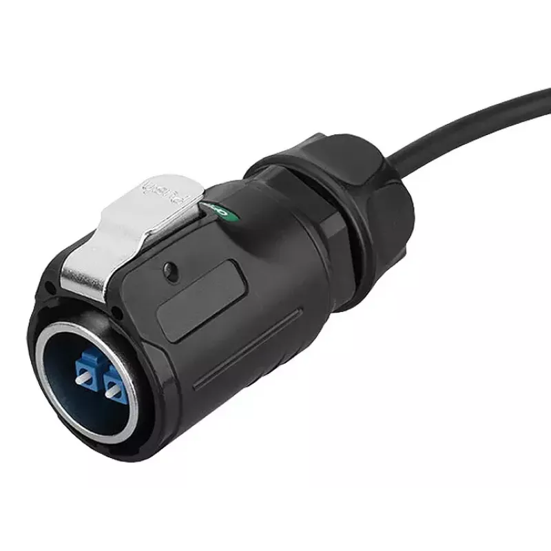 Alcasa S1 IC01-24F01 LC musta 3 m suora liitin