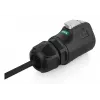 Alcasa S1 IC01-24F01 LC musta 3 m suora liitin