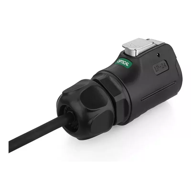 Alcasa S1 IC01-24F01 LC musta 3 m suora liitin