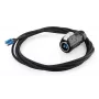 Alcasa S1 IC01-24F01 LC musta 3 m suora liitin
